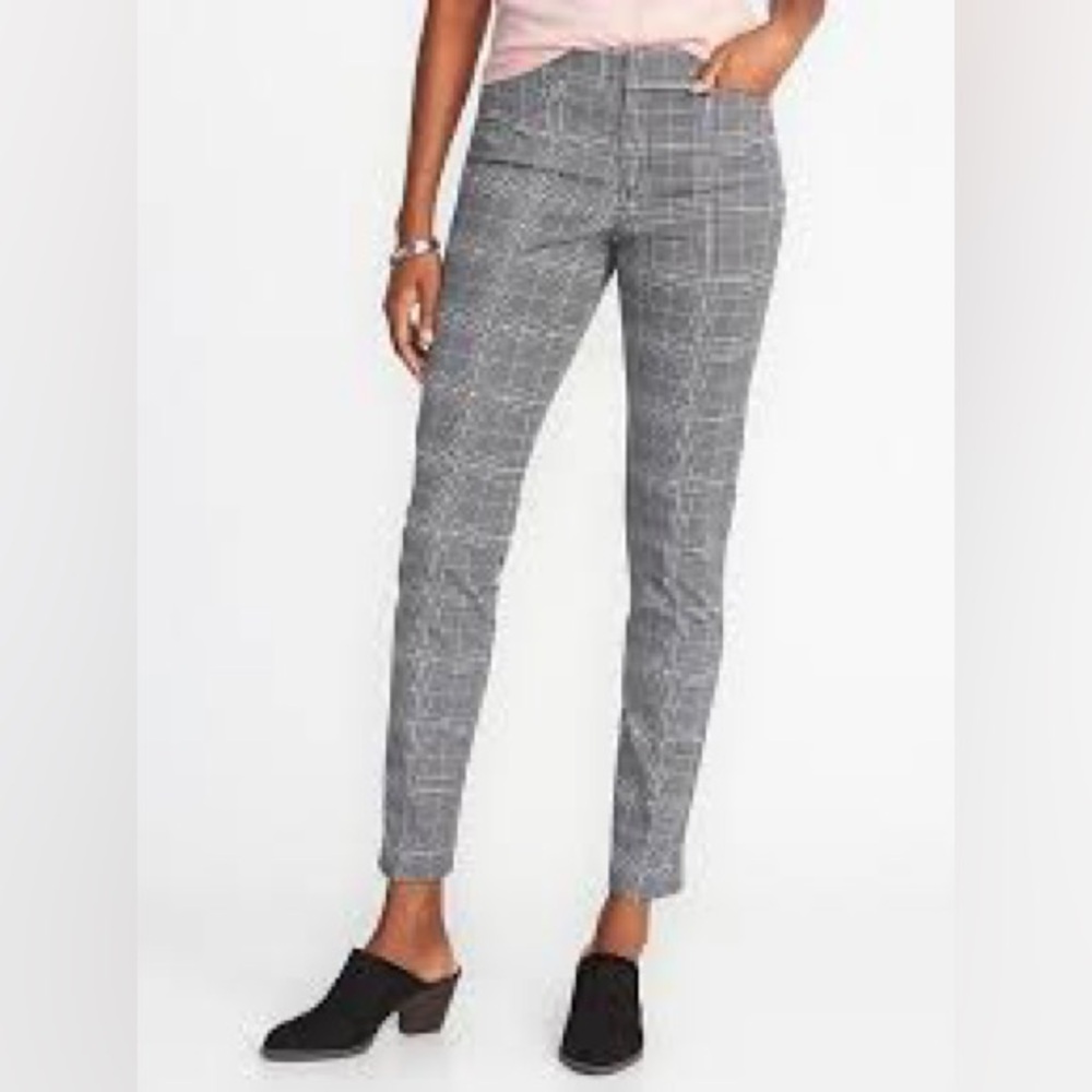 Old Navy Women’s High-Waisted Patterned Pixie Skinny Ankle Pants Size 4P